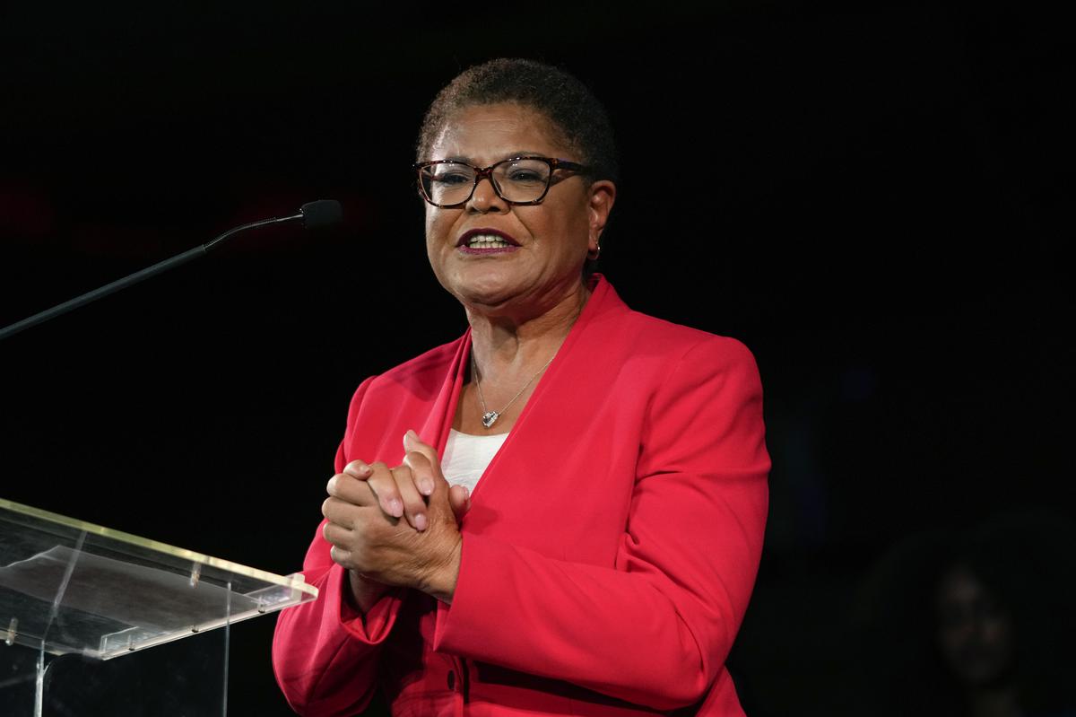Los Angeles elects Karen Bass Mayor, first Black woman in post