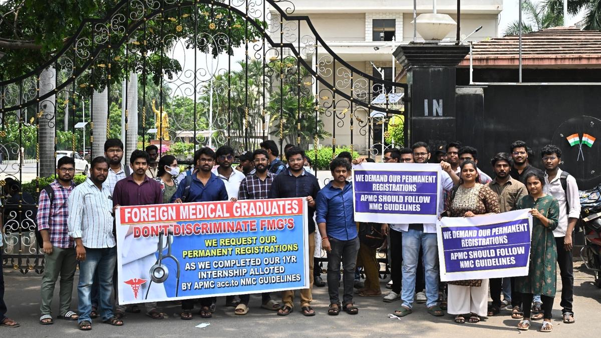 Future of foreign medical graduates in Andhra Pradesh hangs in balance due to delay in getting permanent registration