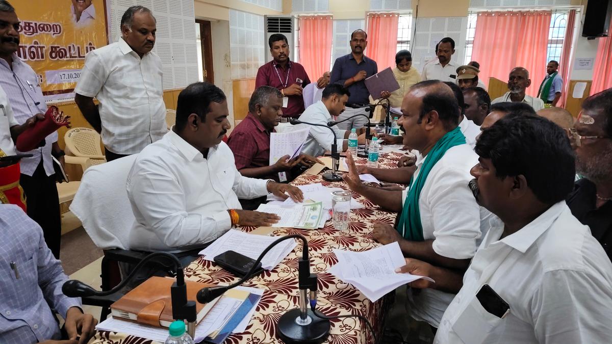 Farmers’ grievances redress meeting held in Krishnagiri