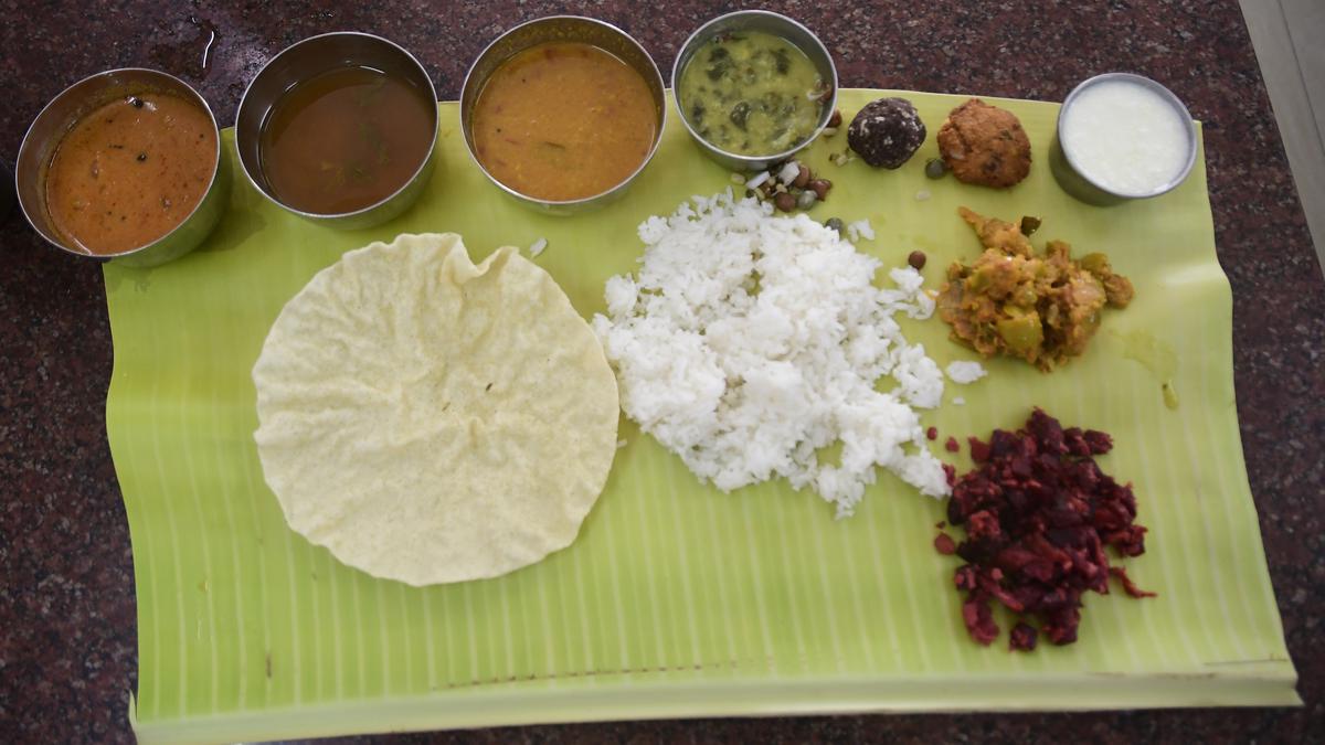 Vegetarian mess in Chennai