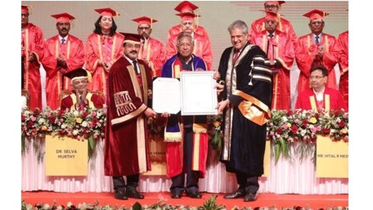 Attorney General R. Venkataramani, Reliance Industries Executive Director Hital Meswani Receive Honorary Doctorates At Amity University Maharashtra Convocation
