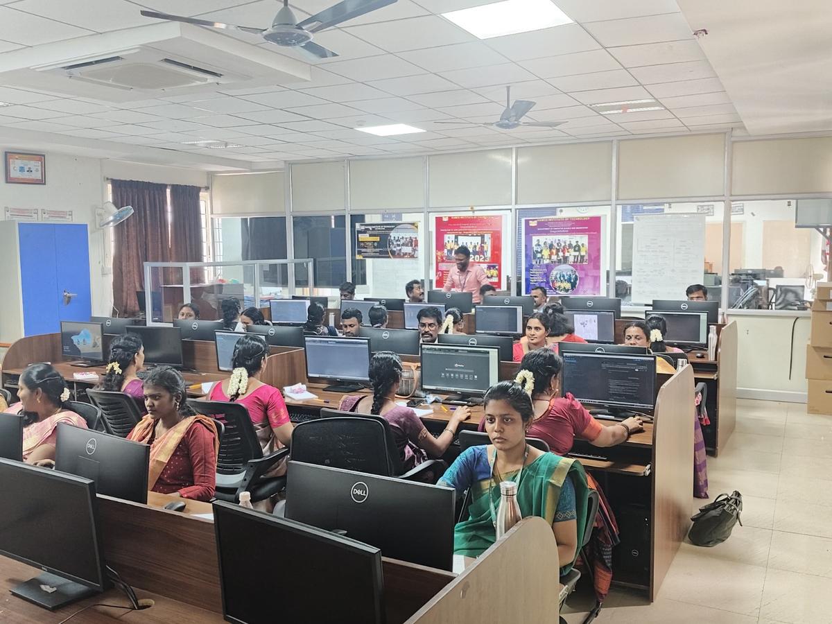 Dindigul: The Department of Computer Science and Engineering of Ramco Institute of Technology organised one-week Faculty Development program. Dindigul: The Department of Computer Science and Engineering of Ramco Institute of Technology organised one-week Faculty Development program.