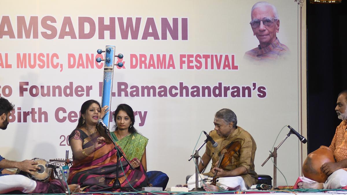Tamil compositions took centre stage at Sriranjani’s New Year concert