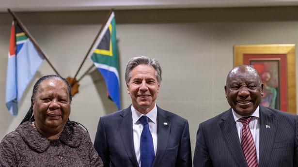 U. S. Secretary Antony Blinken meets South Africa leader Ramaphosa, heads to Congo