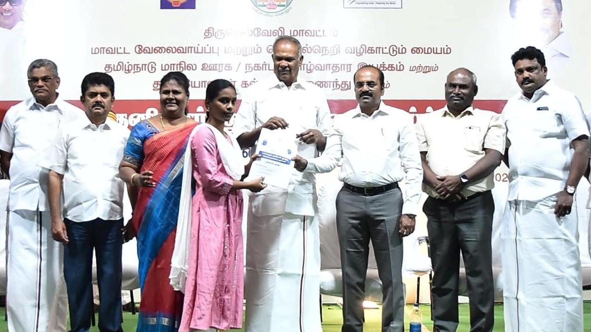 635 candidates receive offer letters at job fair held in Tirunelveli