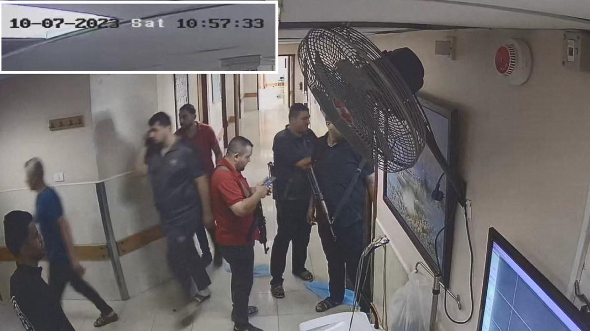 Israeli Army unveils footage; says video shows hostages at Gaza hospital