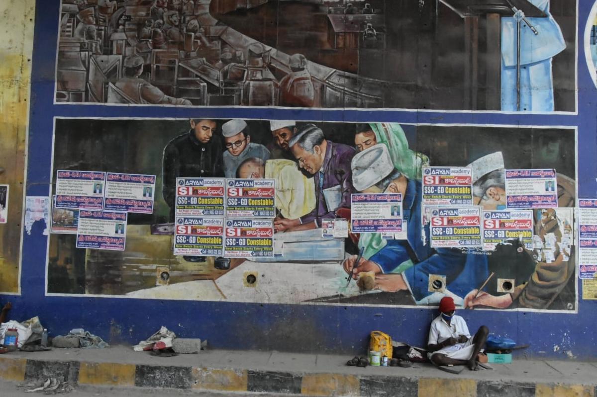 Symbols of Indian Constitution Day mutilated in Anantapur