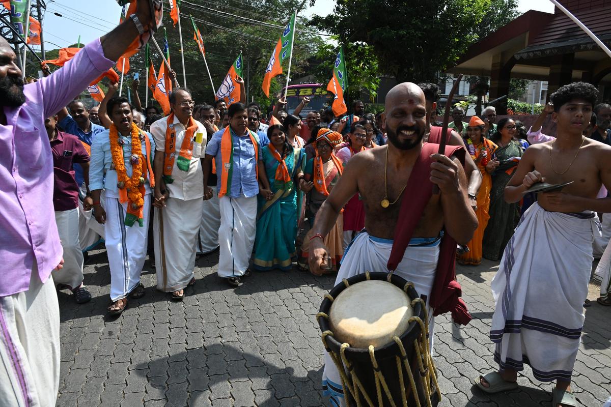 The BJP-led NDA won 21 out of the 53 wards. 