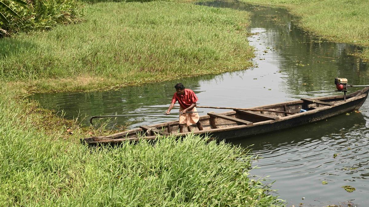 Man on a mission to revive clogged waterway in Kottayam
