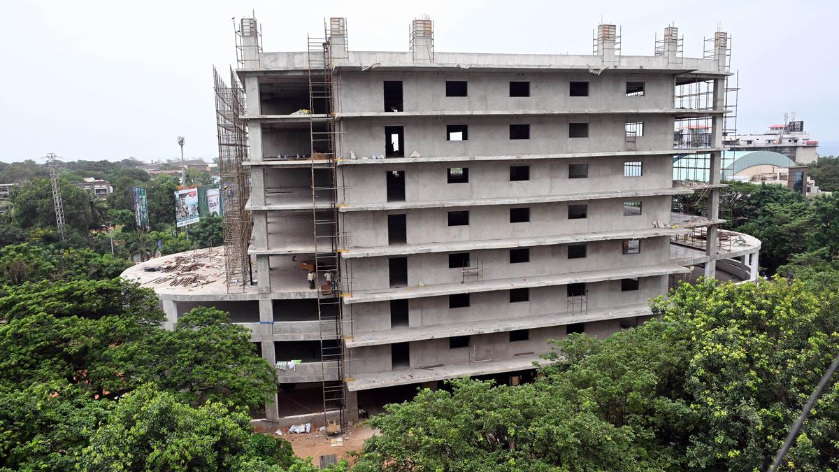 Delayed multi-level car parking likely to be ready by September in Visakhapatnam