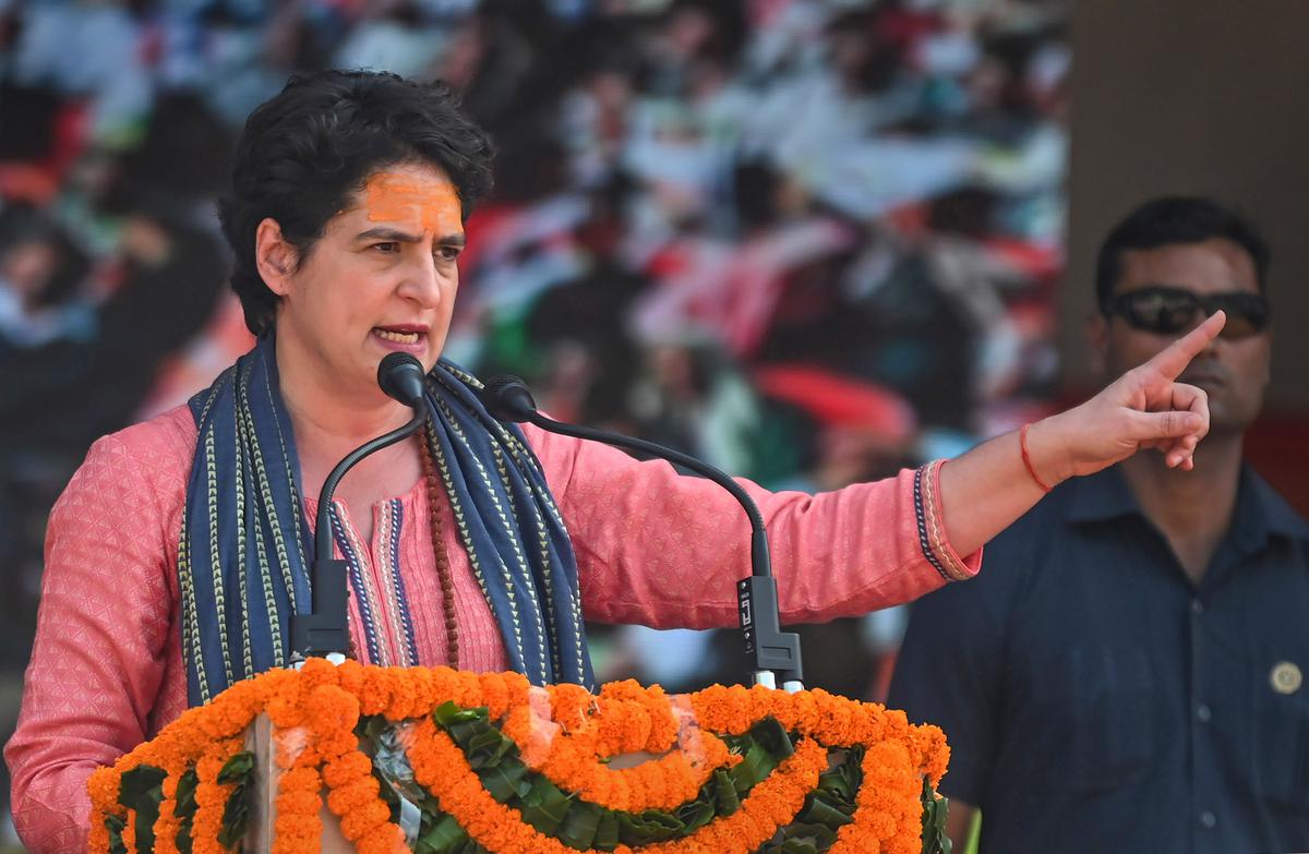 Priyanka Gandhi urges Himachal voters to ‘throw BJP out of power, not to fall for its hollow promises’