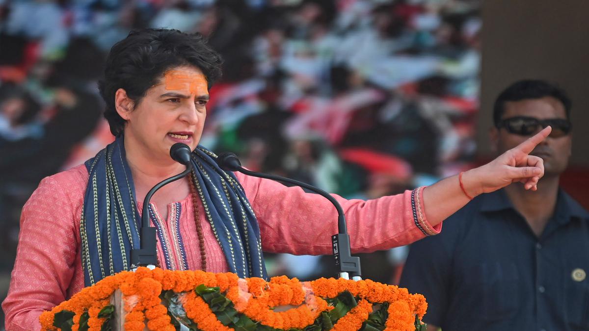 Priyanka Gandhi urges Himachal voters to ‘throw BJP out of power, not to fall for its hollow promises’