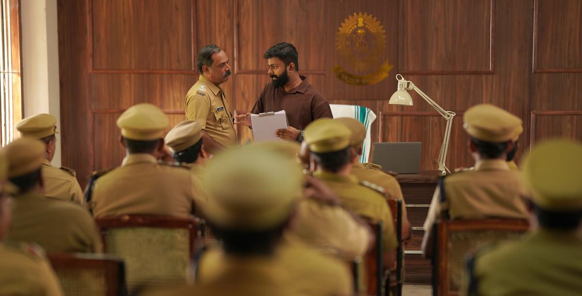 Bilas Ramachandran on the set of Kerala Crime Files Season 2 Bilas Ramachandran on the set of Kerala Crime Files Season 2