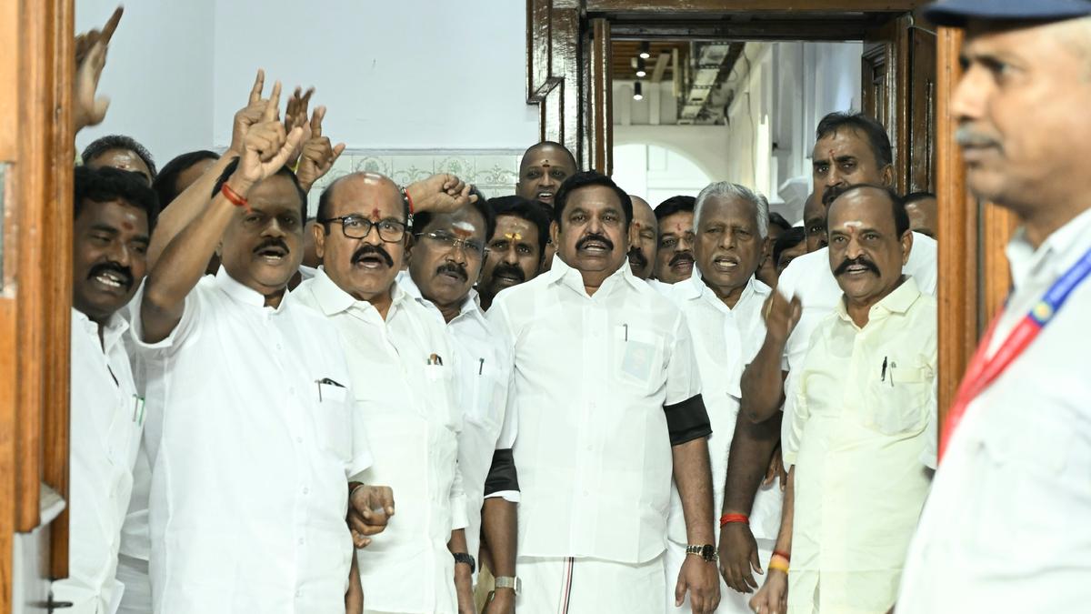 AIADMK stages walkout alleging bias, singles out State govt. for deaths in Karur stampede