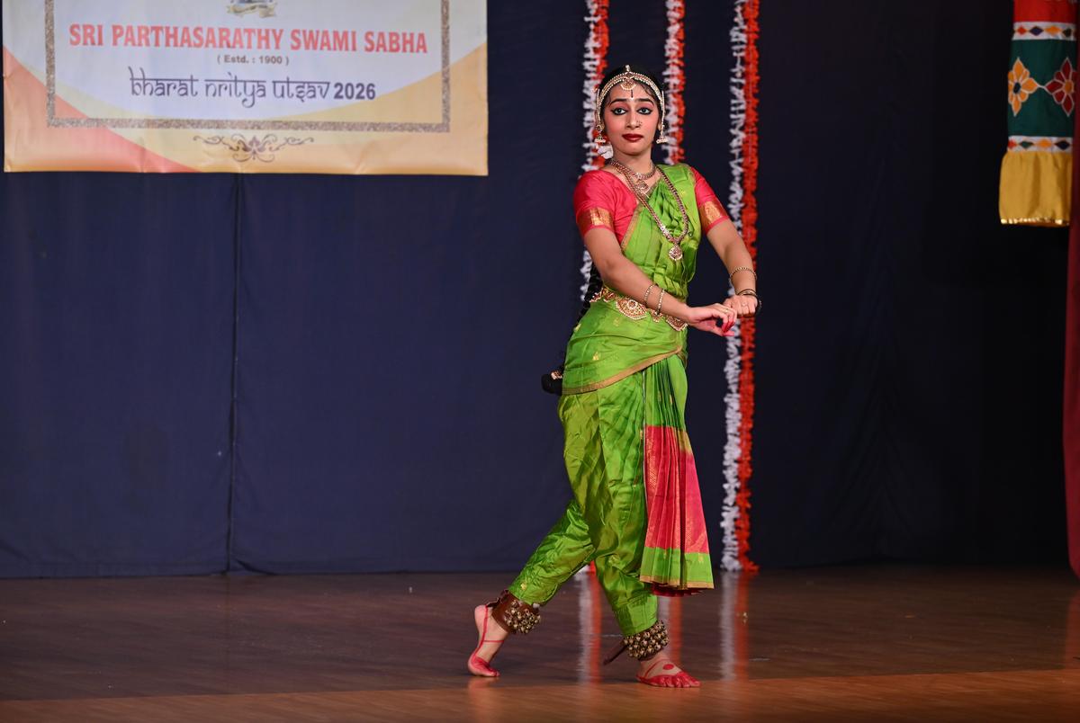 Mahalakshmi ha ricreato la coreografia di Anitha Guha raffigurante vatsalya bhava