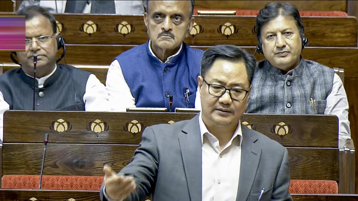 Lok Sabha to take up debate on Vande Mataram on Dec. 8; electoral reforms on Dec. 9, says Kiren Rijiju