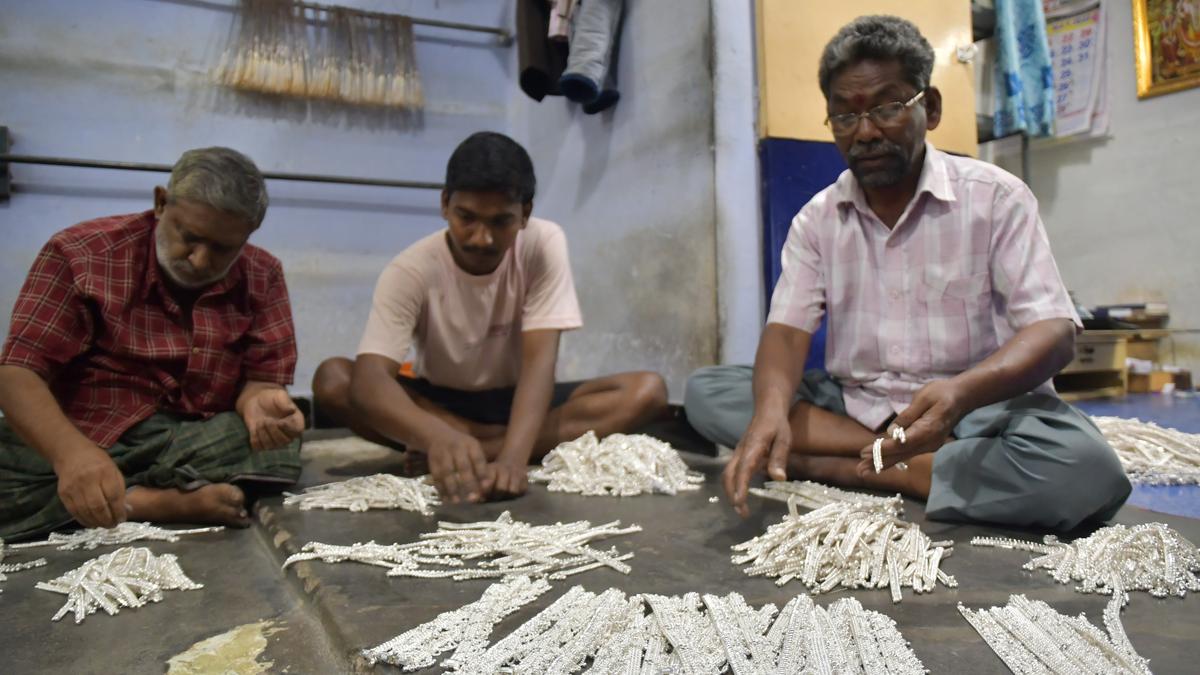 Silver anklet manufacturers in Salem witness meagre orders for Pongal festival season