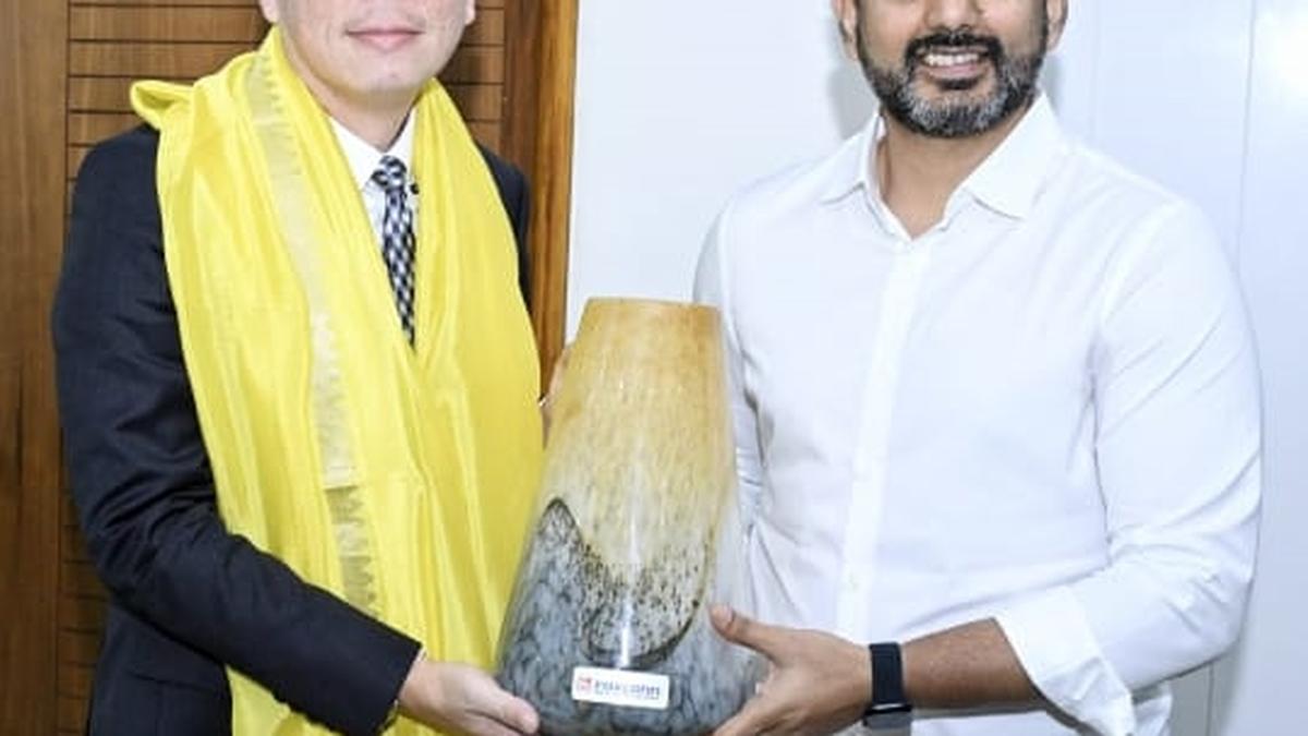 Foxconn Group delegation meets Lokesh 