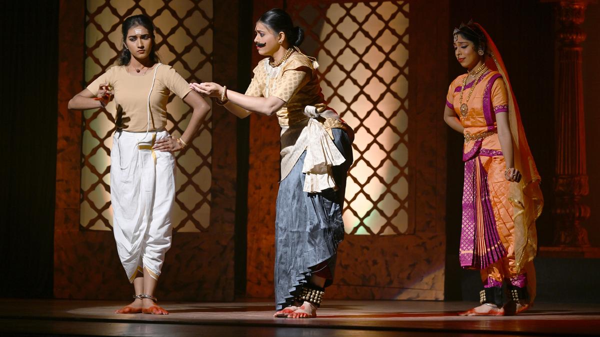 A dance production that highlighted Thiruvalluvar and Bharati’s timeless teachings