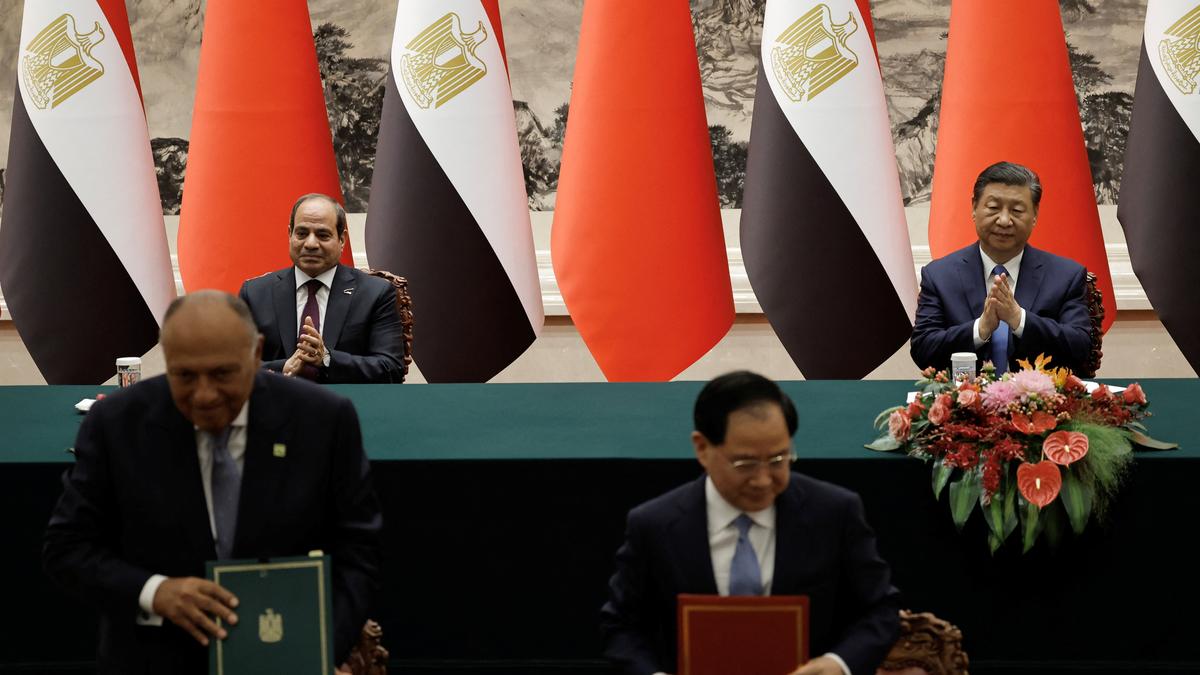 China’s Xi meets Egyptian leader Sisi in Beijing