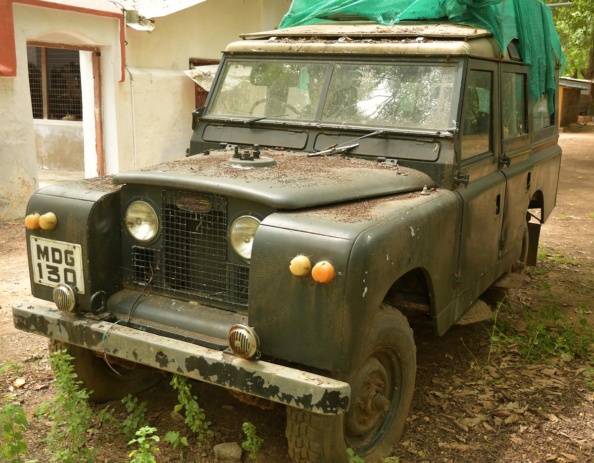 Land Rover used by Rajagopal Thondaiman. 