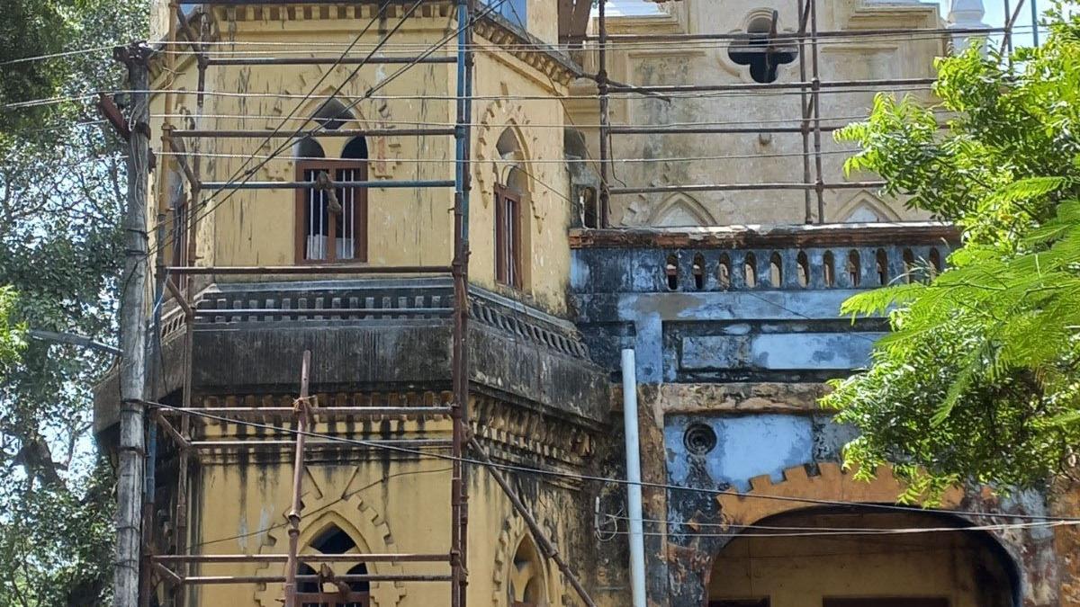 Restoration works on at 160-year old building constructed by Travancore king in Nagercoil