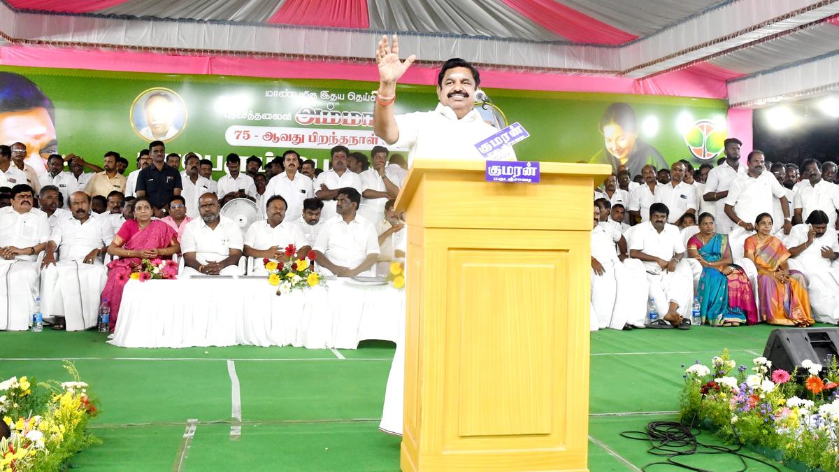 DMK govt. has not spared even economically weaker sections, says EPS