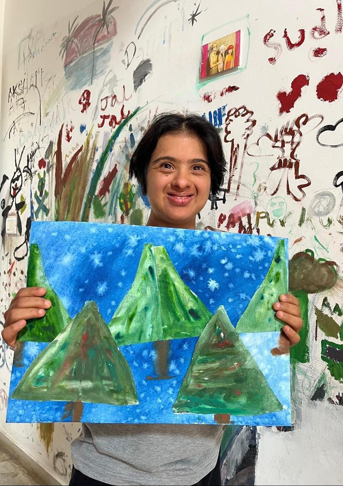 Damini at A Brush With Art. Damini at A Brush With Art.