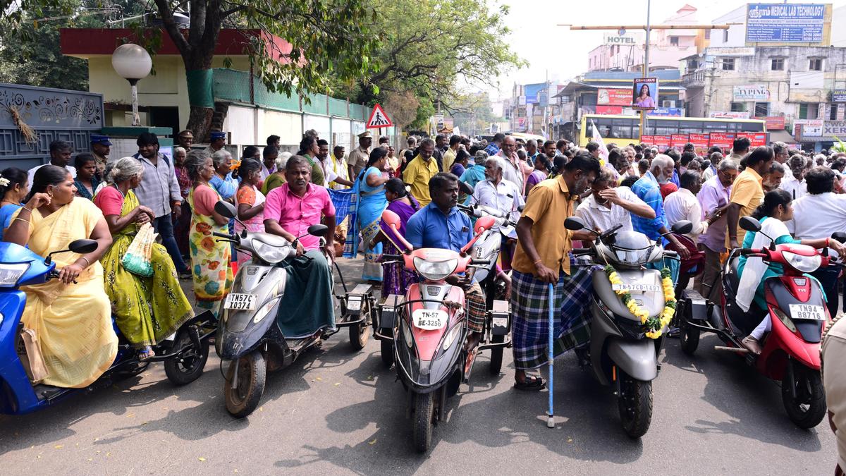 Differently abled persons demand better monthly assistance