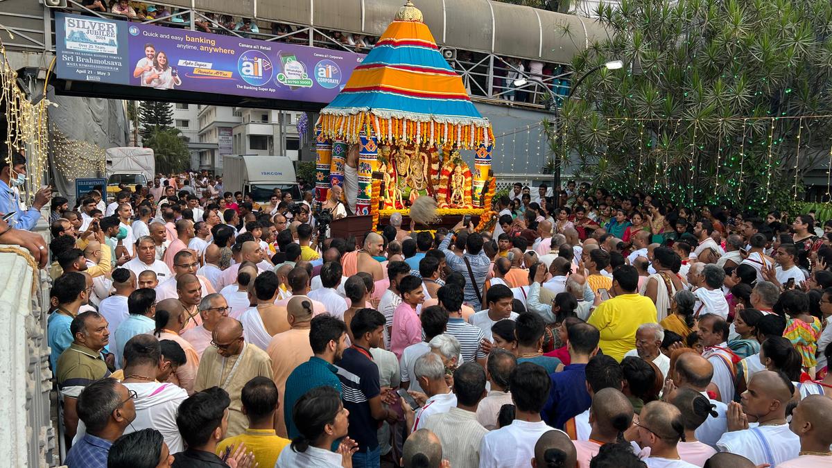 Brahma Rathotsava and silver jubilee celebrations at ISKCON at Bengaluru