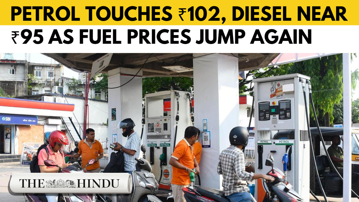 Fuel prices hiked again; petrol crosses ₹102 mark in Delhi