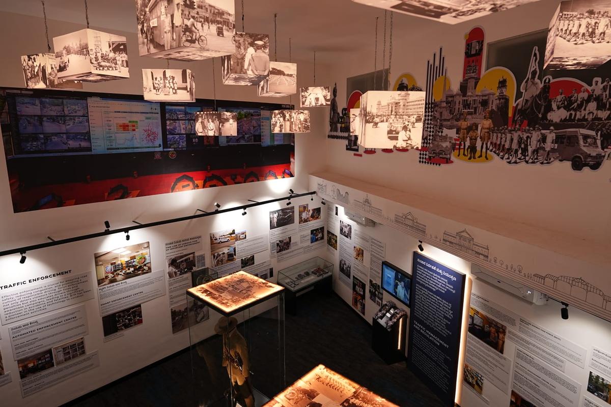 The Bengaluru Traffic Police Museum and Experience Centre at the Traffic Management Centre, Infantry Road, Bengaluru.