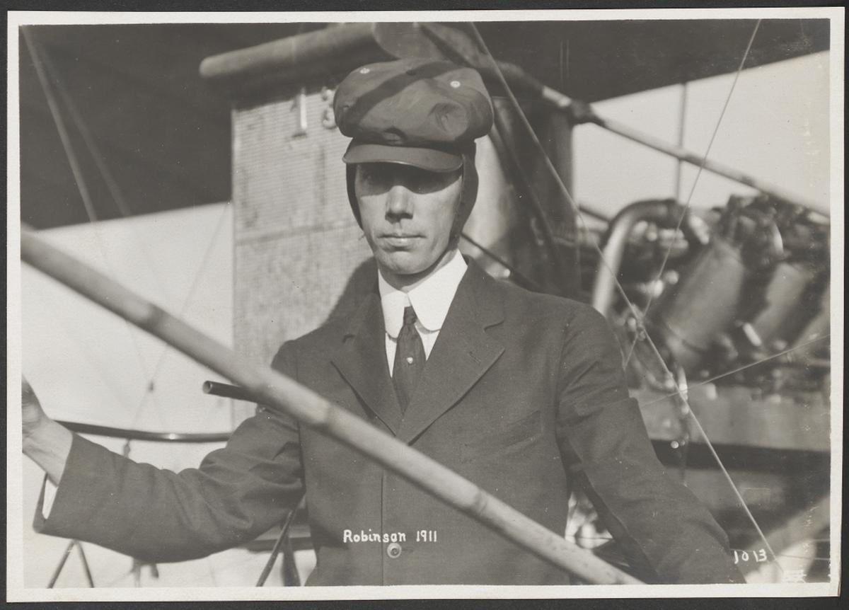 Hugh Armstrong Robinson, early aviation pioneer.