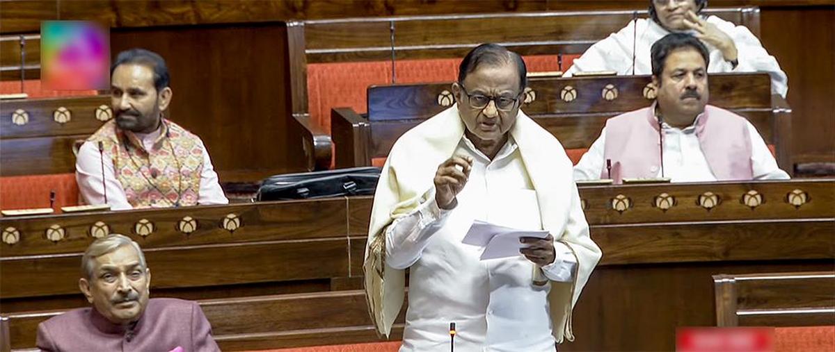 Former Finance Minister P. Chidambaram