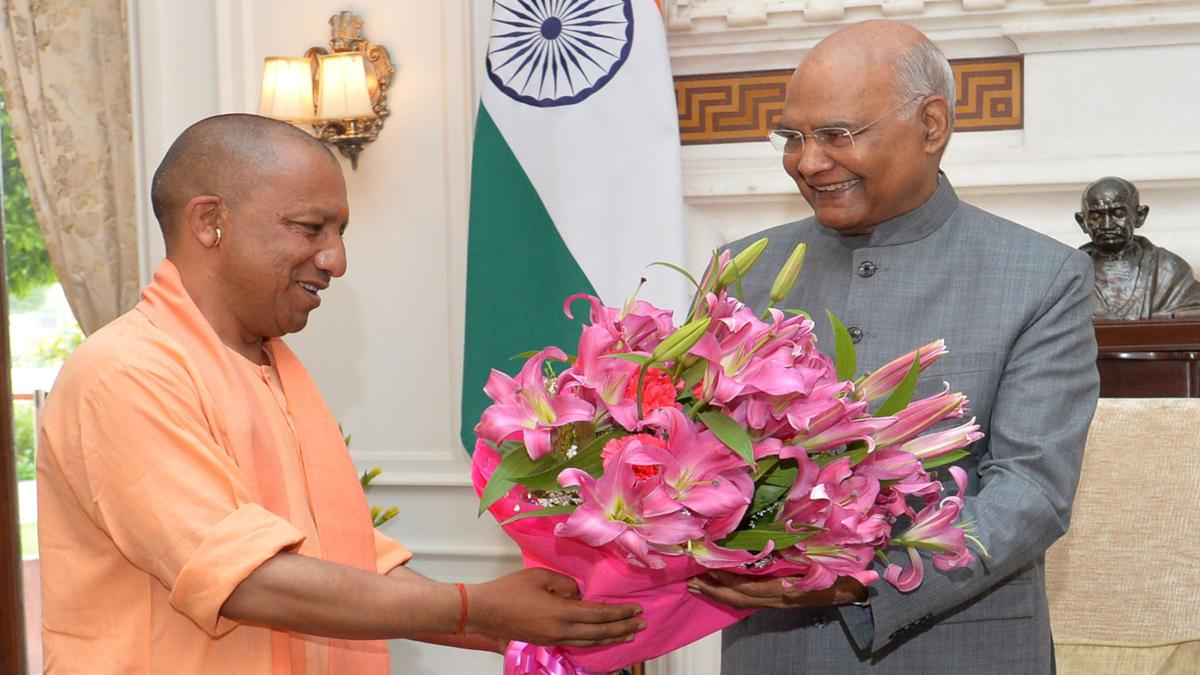 Yogi Adityanath calls on President Ram Nath Kovind