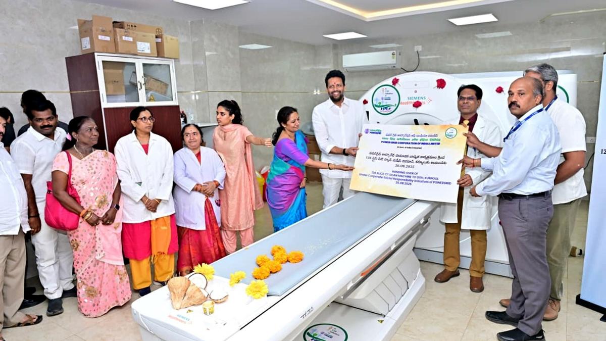 Bharath inaugurates modern CT scan at Kurnool GGH