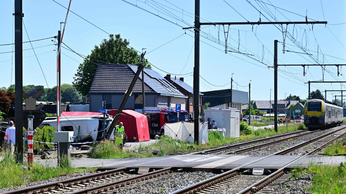 Several dead after train hits school bus in Belgium