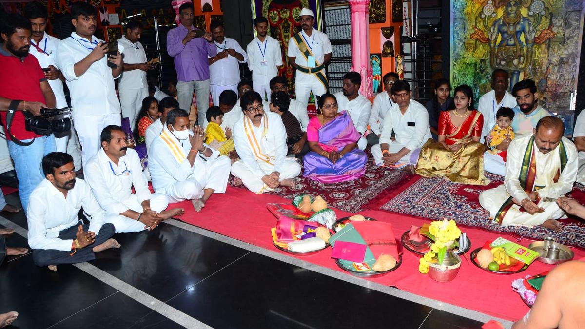 Thousands of devotees visit Arasavilli sun temple in Andhra Pradesh on the occasion of Ratha Saptami