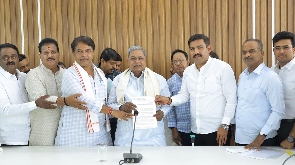 BJP delegation meets Siddaramaiah and seeks grant of ₹15,000 crore for Bengaluru development