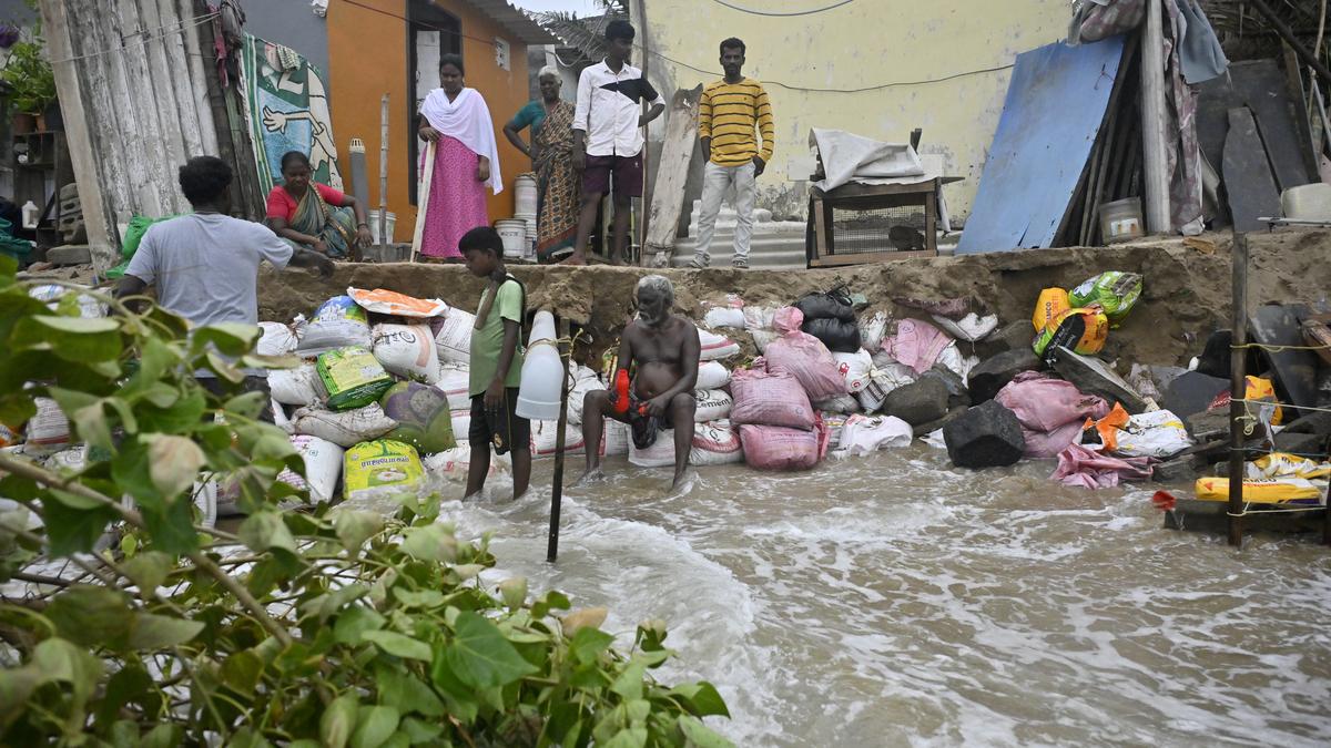 Six houses collapse in Chennai due to sea erosion