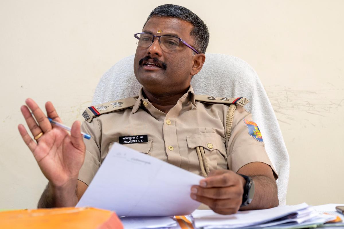 Silvassa sub-inspector Anil Kumar T.K., who was part of the investigation team.