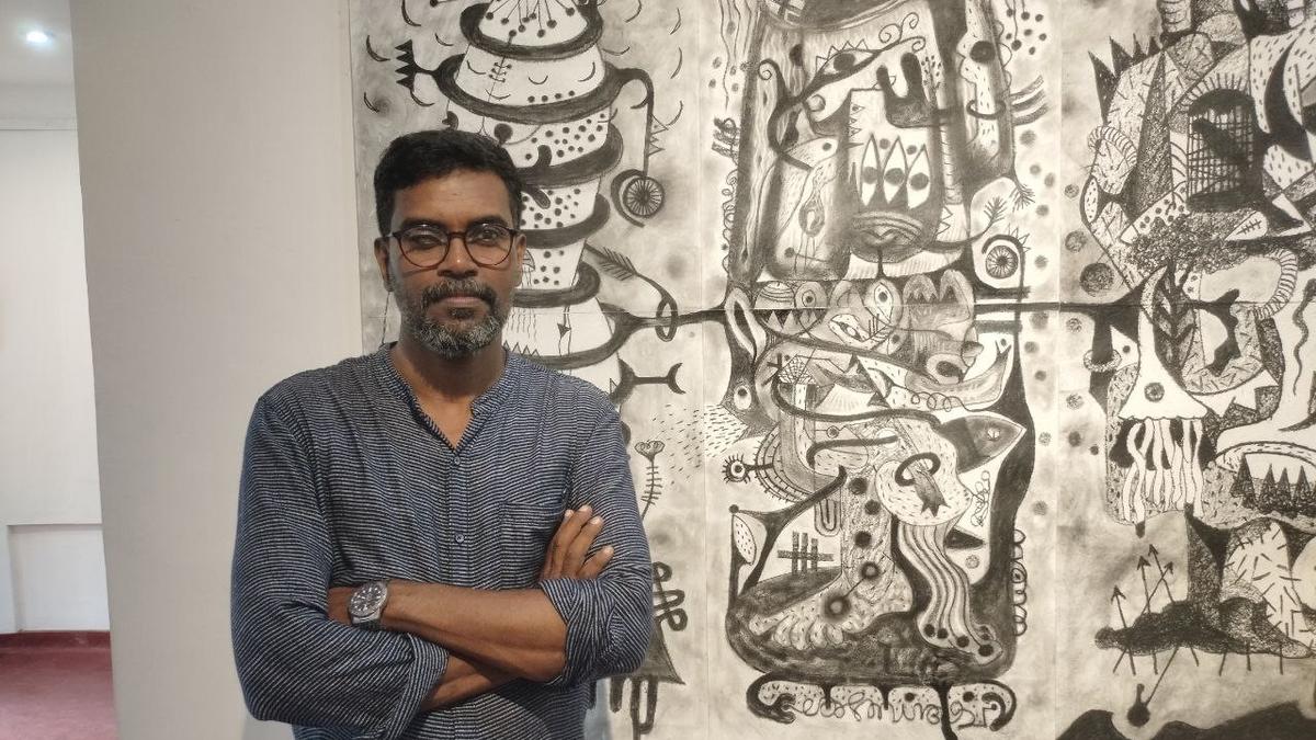 Artist Shibu Chand’s exhibition, Text/Context portrays prevailing discomforts and disappearances