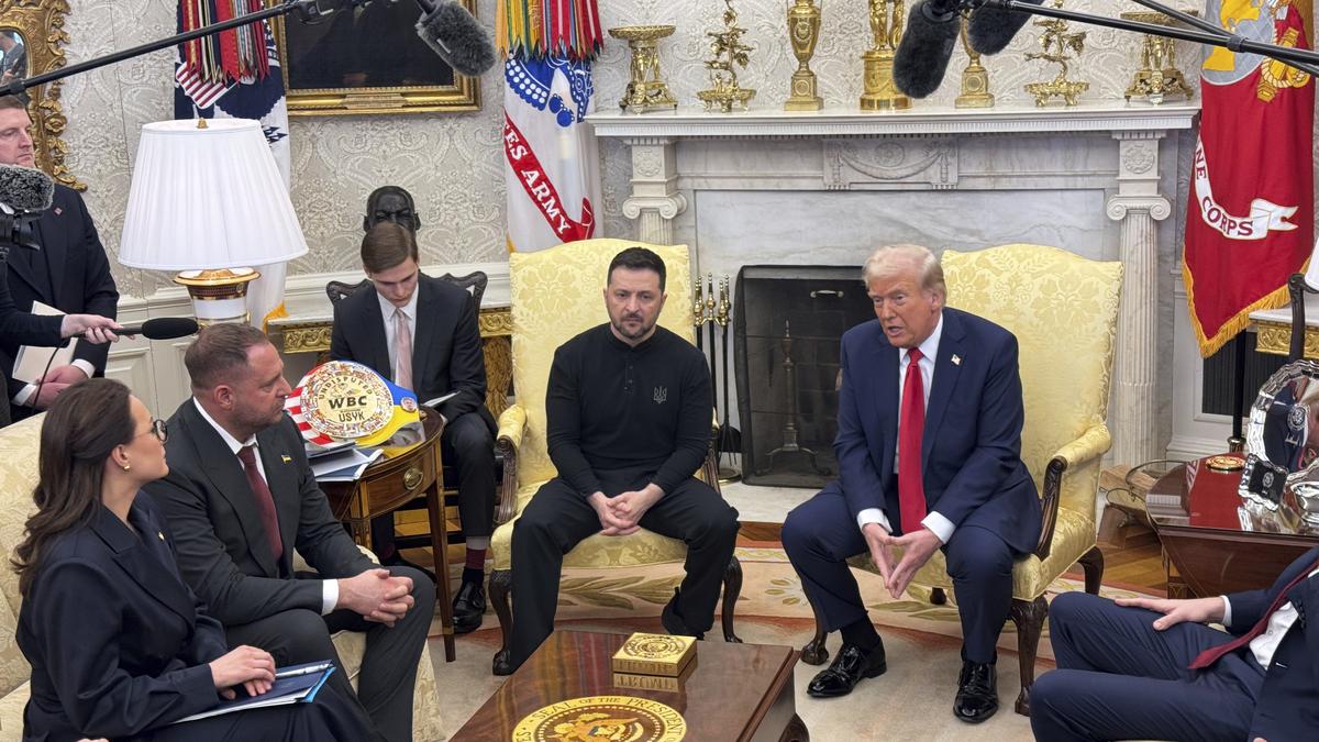 From handshake to meltdown as Trump and Zelenskyy clash