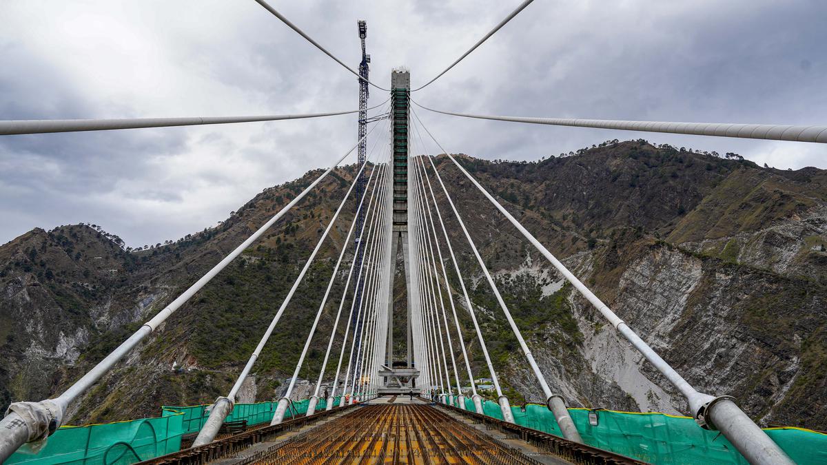 India’s first cable-stayed rail bridge nearing completion in Jammu and Kashmir after 20 year delay