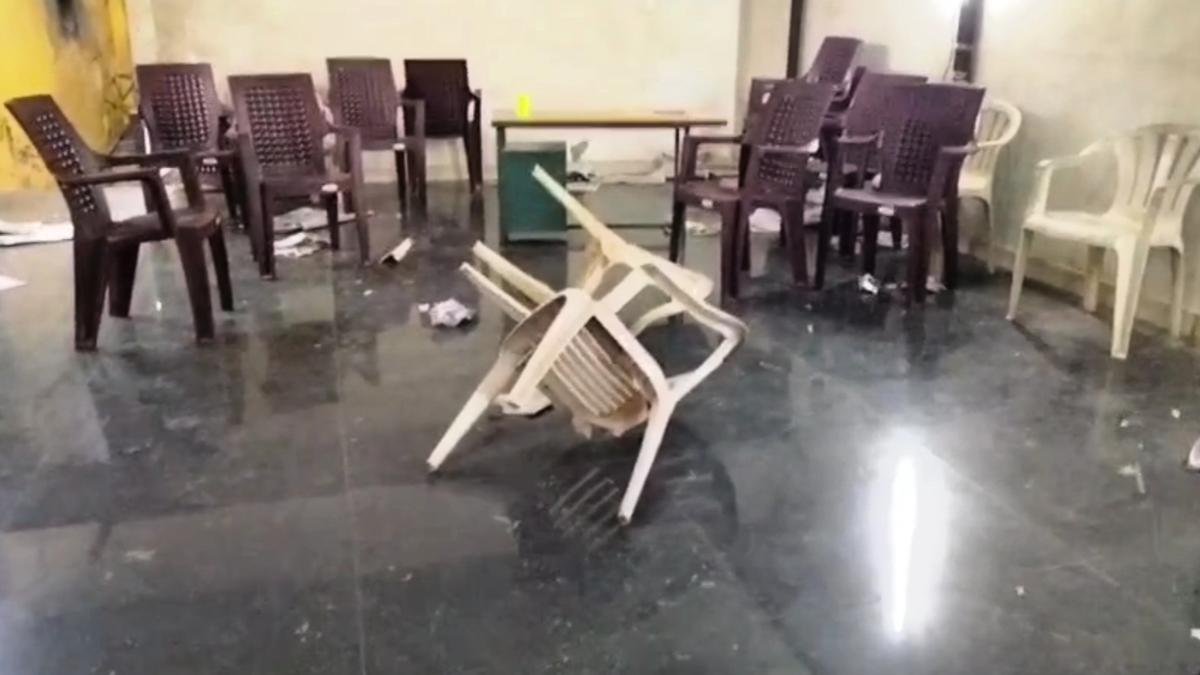 Miscreants damage properties at Congress party office in Ramanathapuram