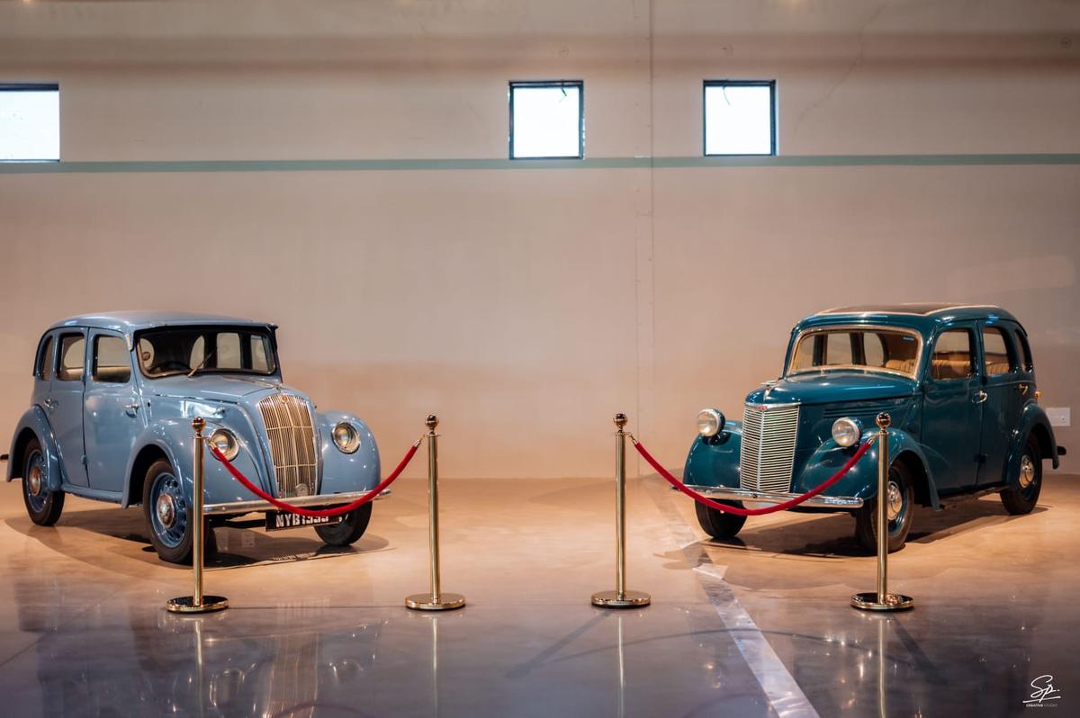 The innovatively designed museum showcases a collection of automobiles curated over the last five decades.