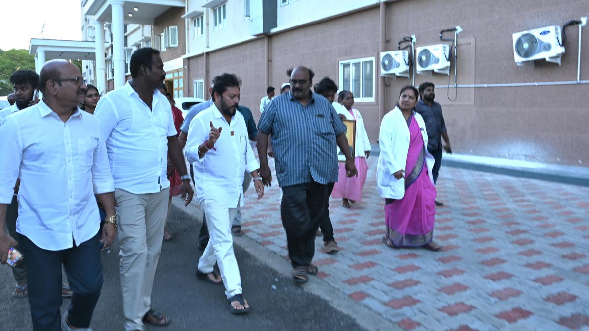 MLA inspects ‘skeletal’ maternity and child health block of Thoothukudi Government Medical College and Hospital