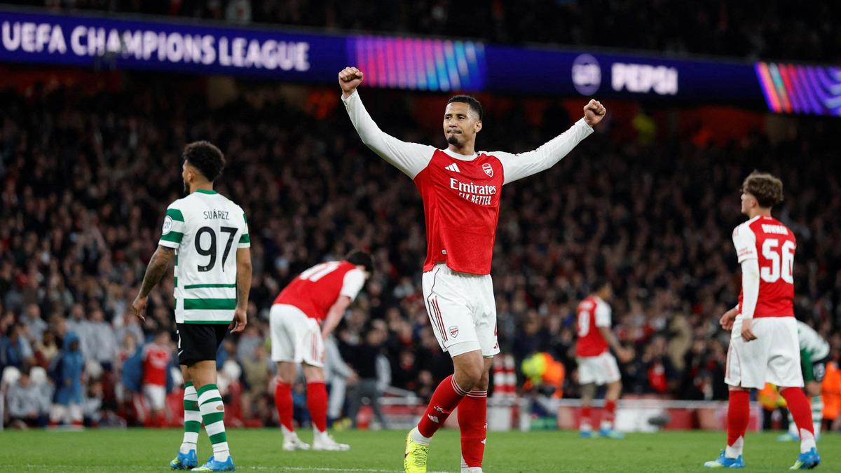 Champions League: Arsenal scrape past Sporting to reach semifinals