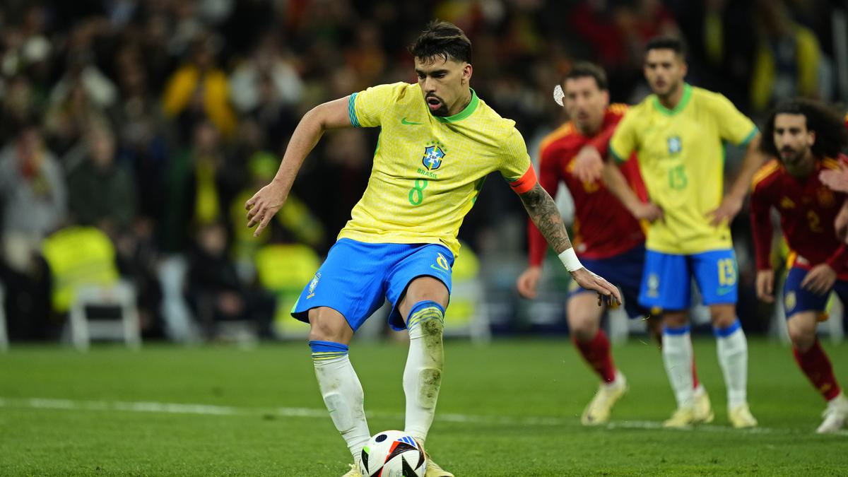 Brazil fight back to draw 3-3 with Spain in friendly