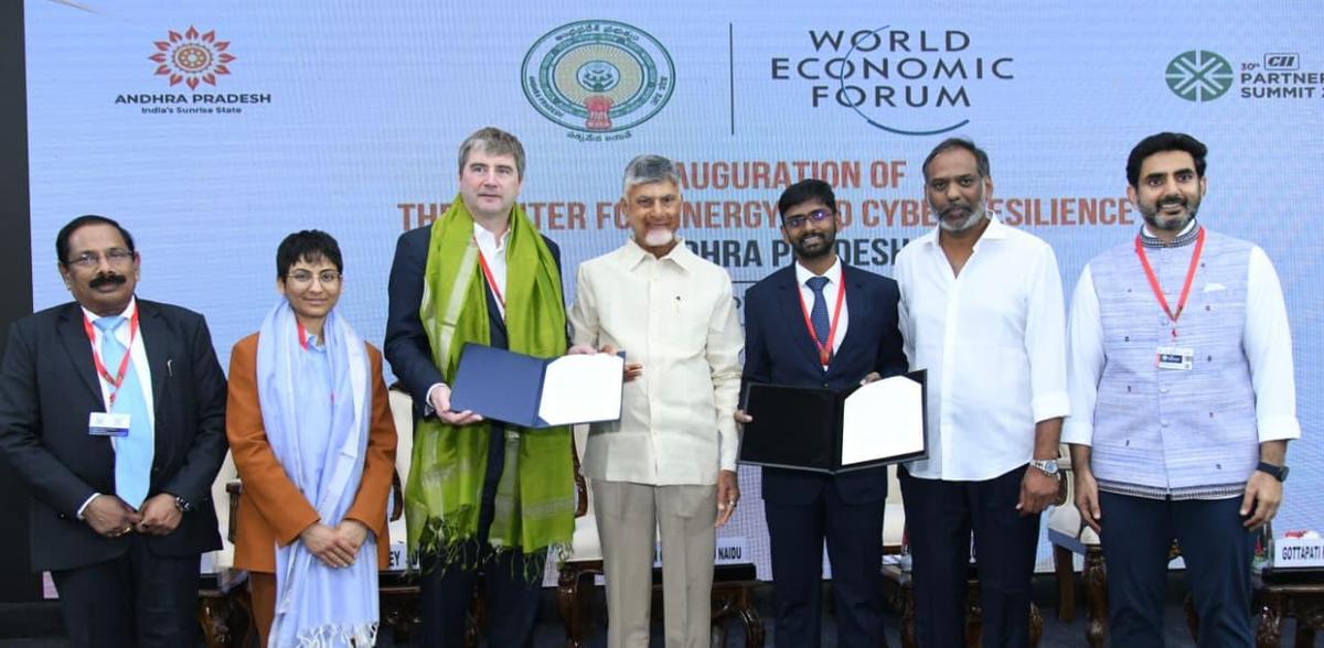 thehindu.com - V. Raghavendra - CII Summit| A.P. government and WEF sign MoU for the establishment of a Centre for Energy & Cyber Resilience